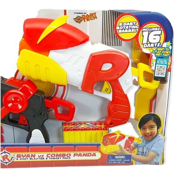Ryans World Dart Tag Ryan vs Combo Panda 2 Pack Blasters - Picture 4 of 6